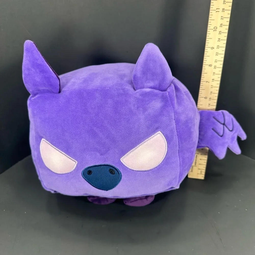 Simulator Purple Plush Owl Toy size 7” pre owned Exellent condition